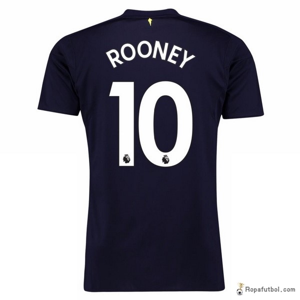 Camiseta Everton Replica Tercera Ropa Rooney 2017/18